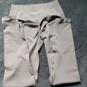 Brand New Alphalete Amplify Charcoal Gray Leggings